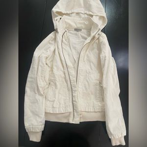 James Perse zip jacket with detachable hood